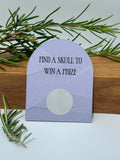 Personalised Tombstone Treats Scratch Off