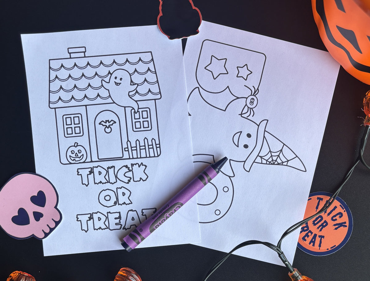 Boo and Bandages Colouring Activity Box