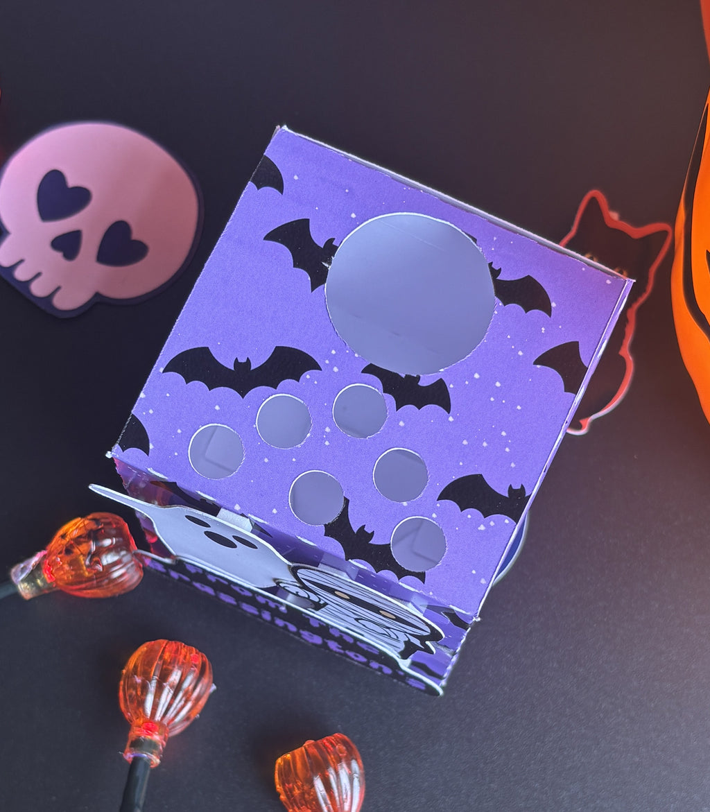 Custom Name Boo and Bandages Colouring Activity Box