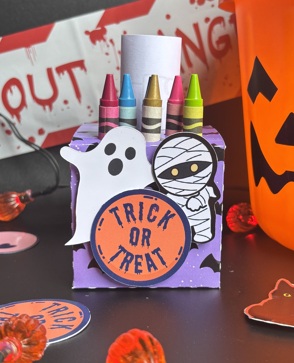 Boo and Bandages Colouring Activity Box