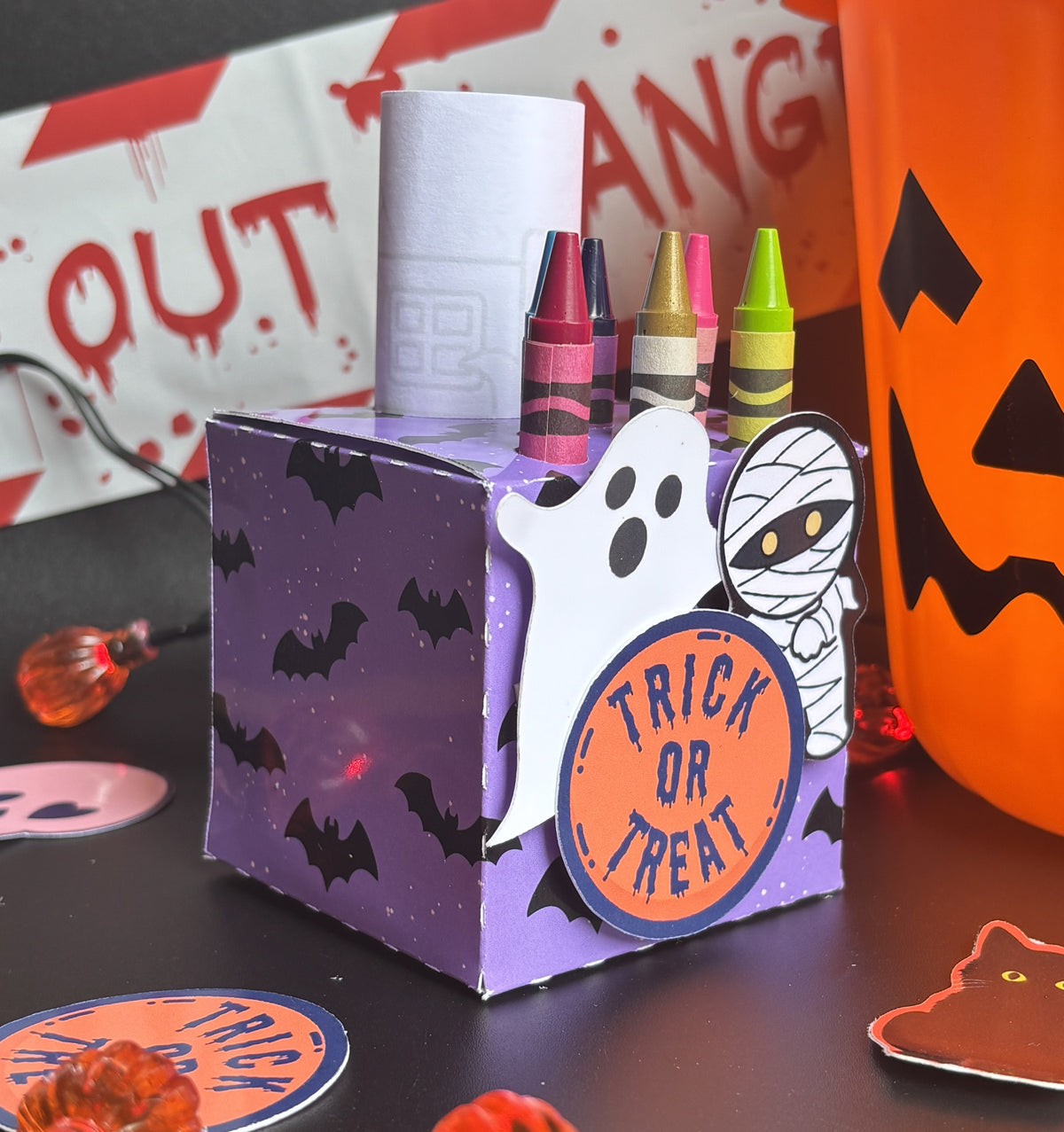 Boo and Bandages Colouring Activity Box