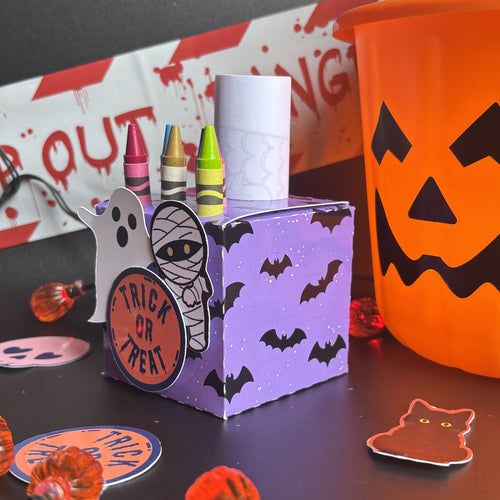 Boo and Bandages Colouring Activity Box