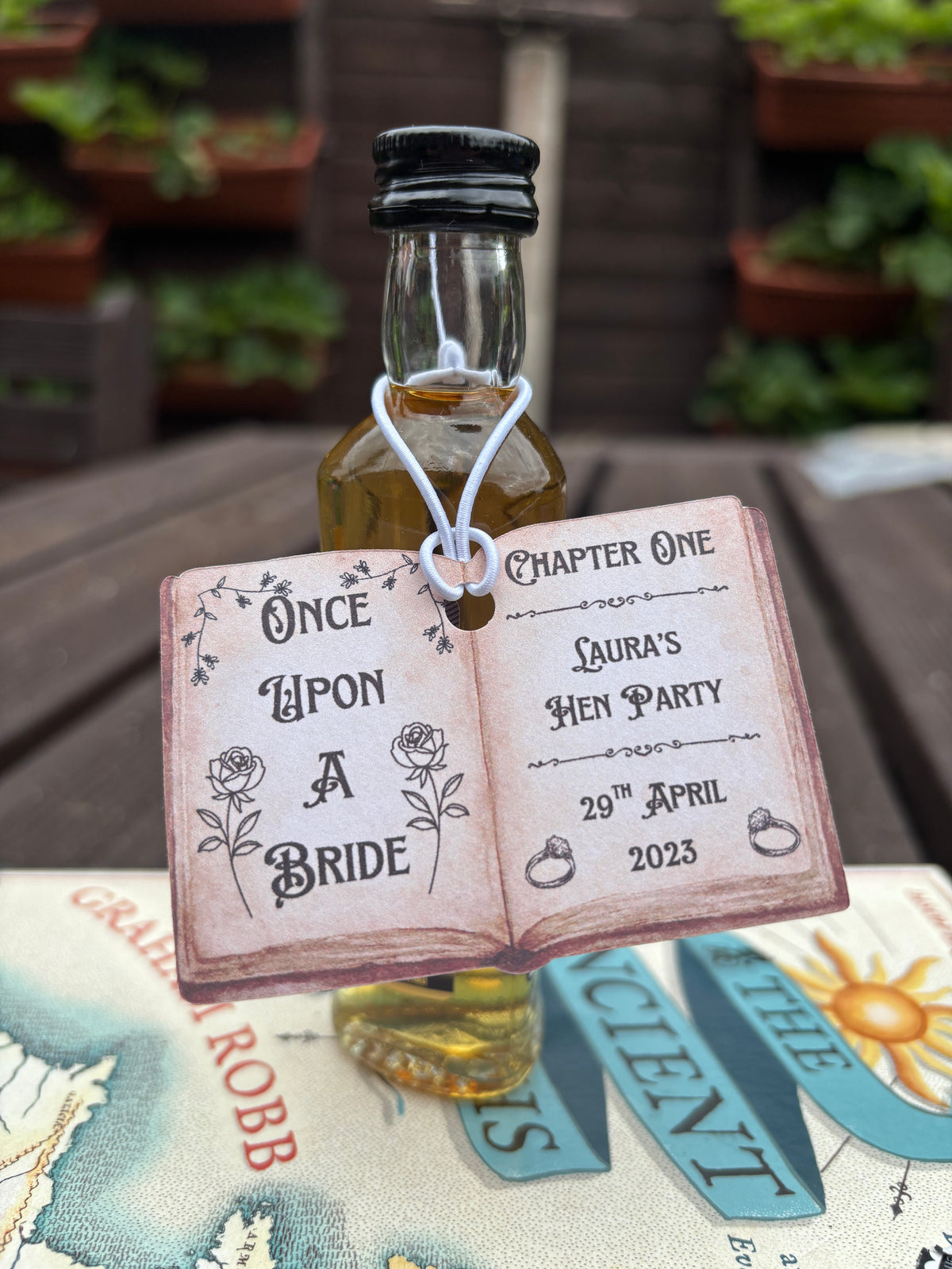 Personalised Once Upon A Bride Favour Tags