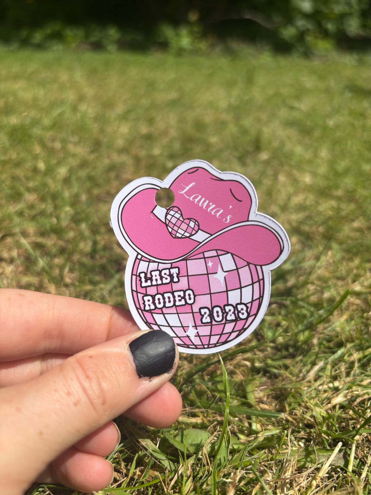 Personalised Last Rodeo Favour Tags