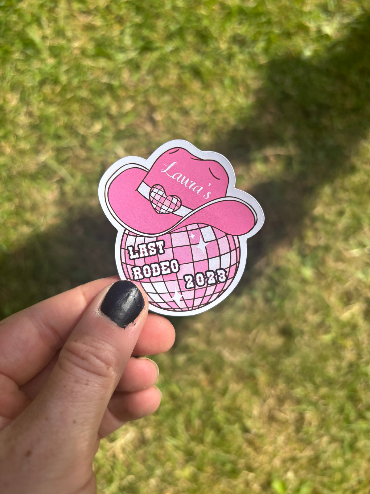 Personalised Last Rodeo Stickers