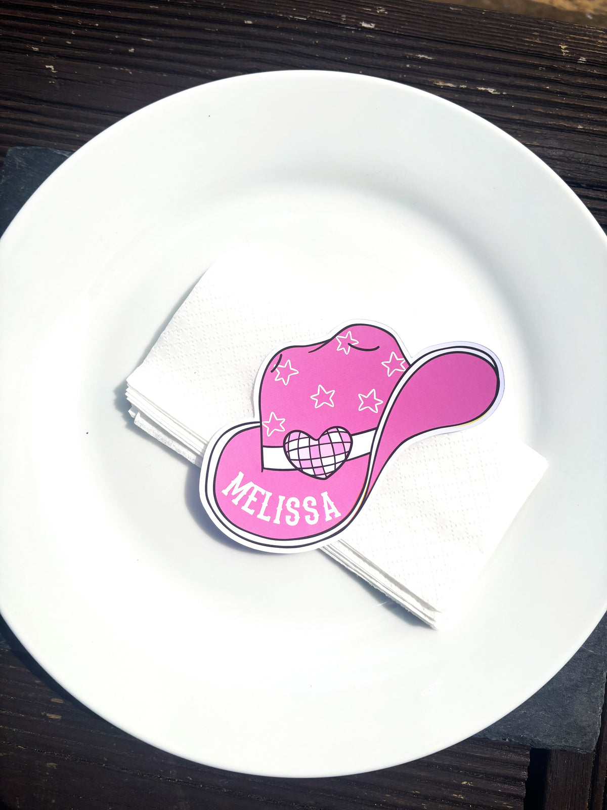Personalised Last Rodeo Place Cards