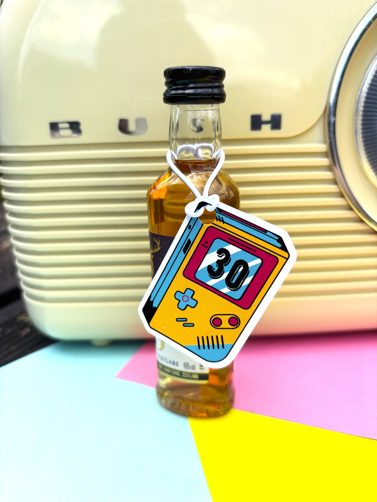 Personalised Retro Videogame Favour Tags