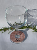 Medieval Manuscript Wine Glass Tags