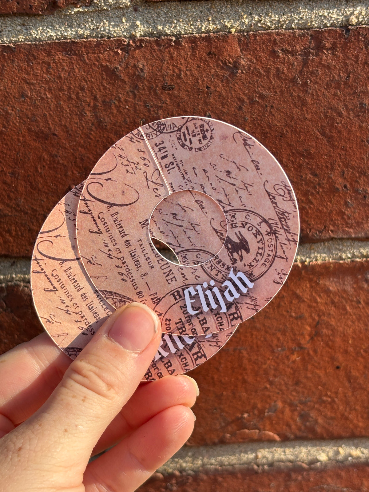 Timeless Postage Wine Glass Tags