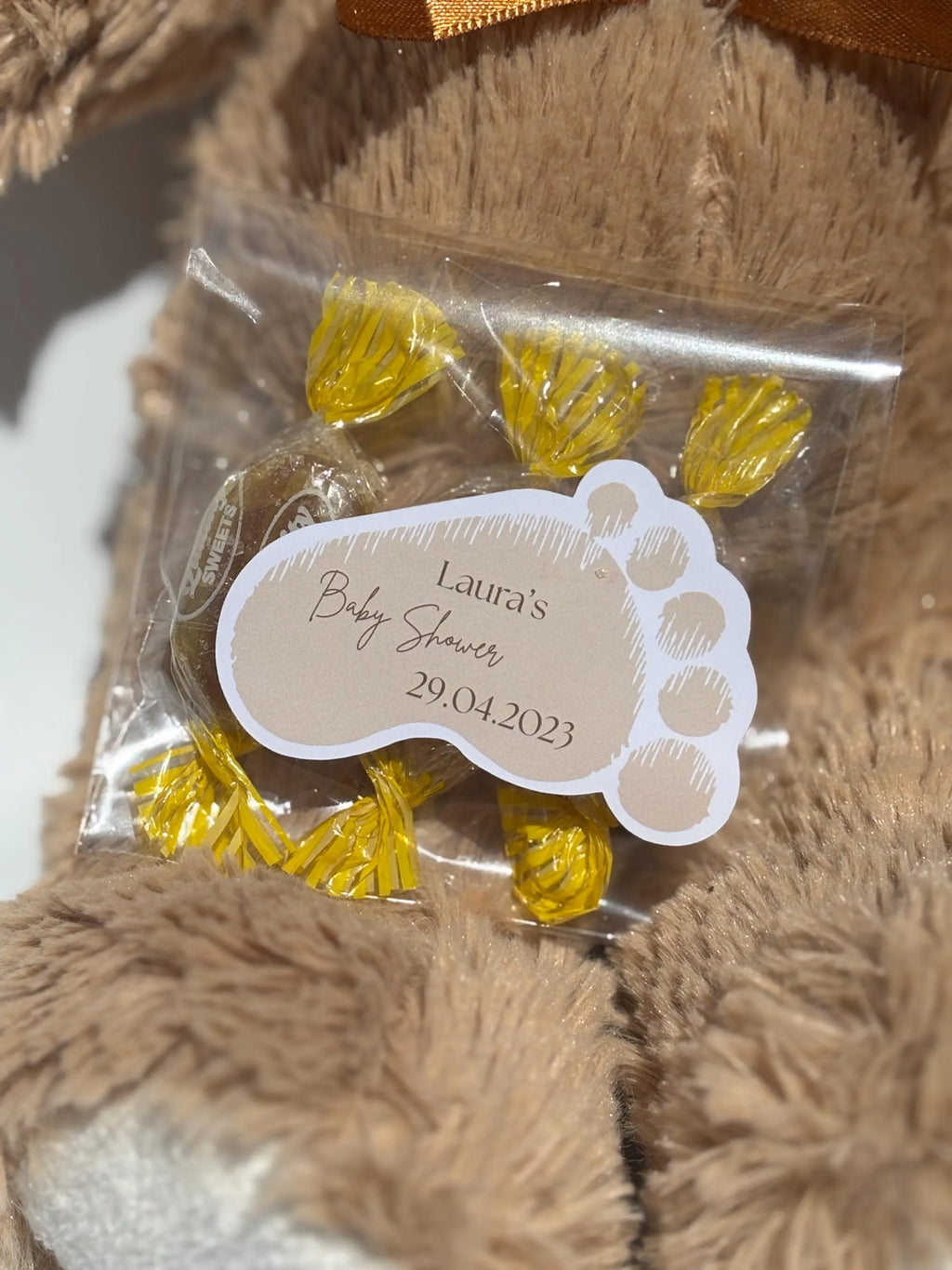 Personalised Baby Footprints Stickers
