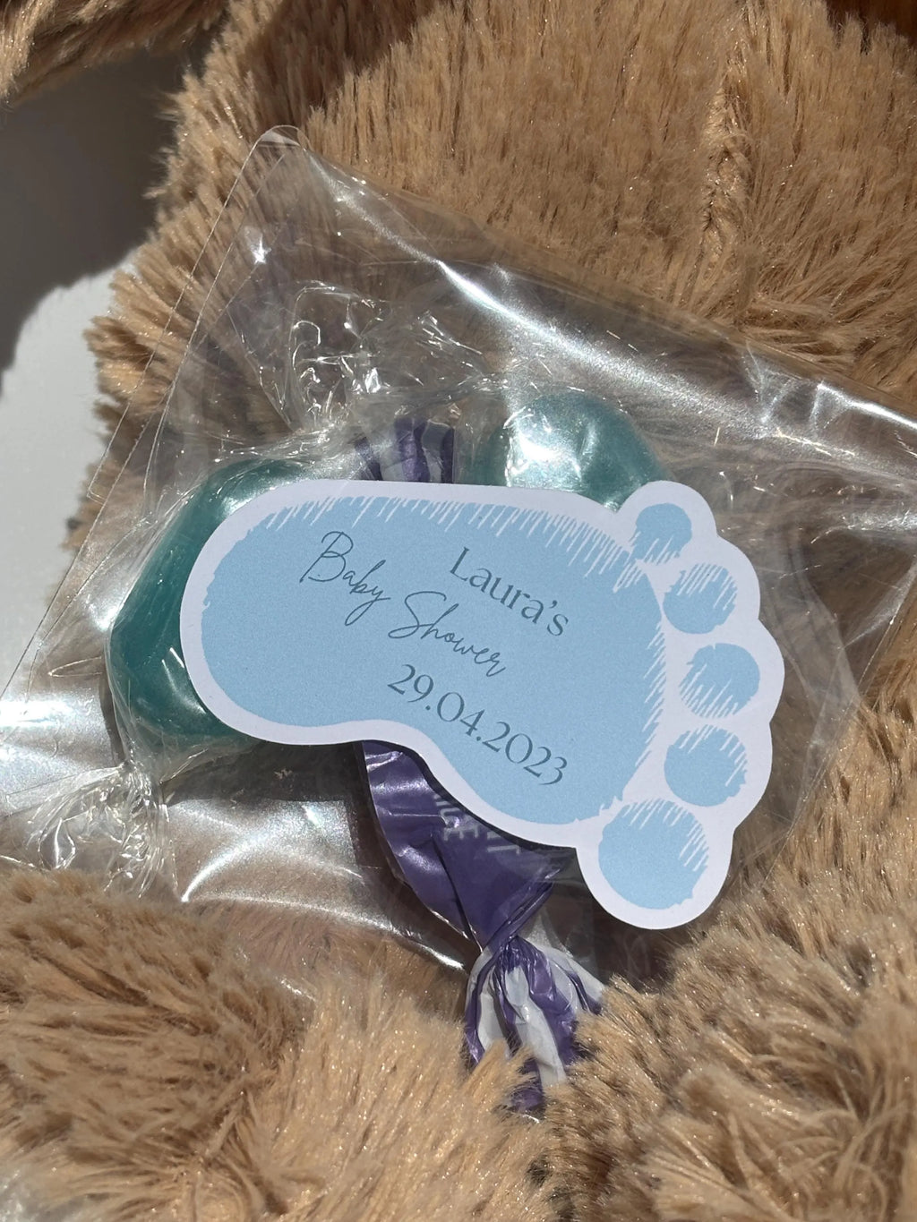 Personalised Baby Footprints Stickers