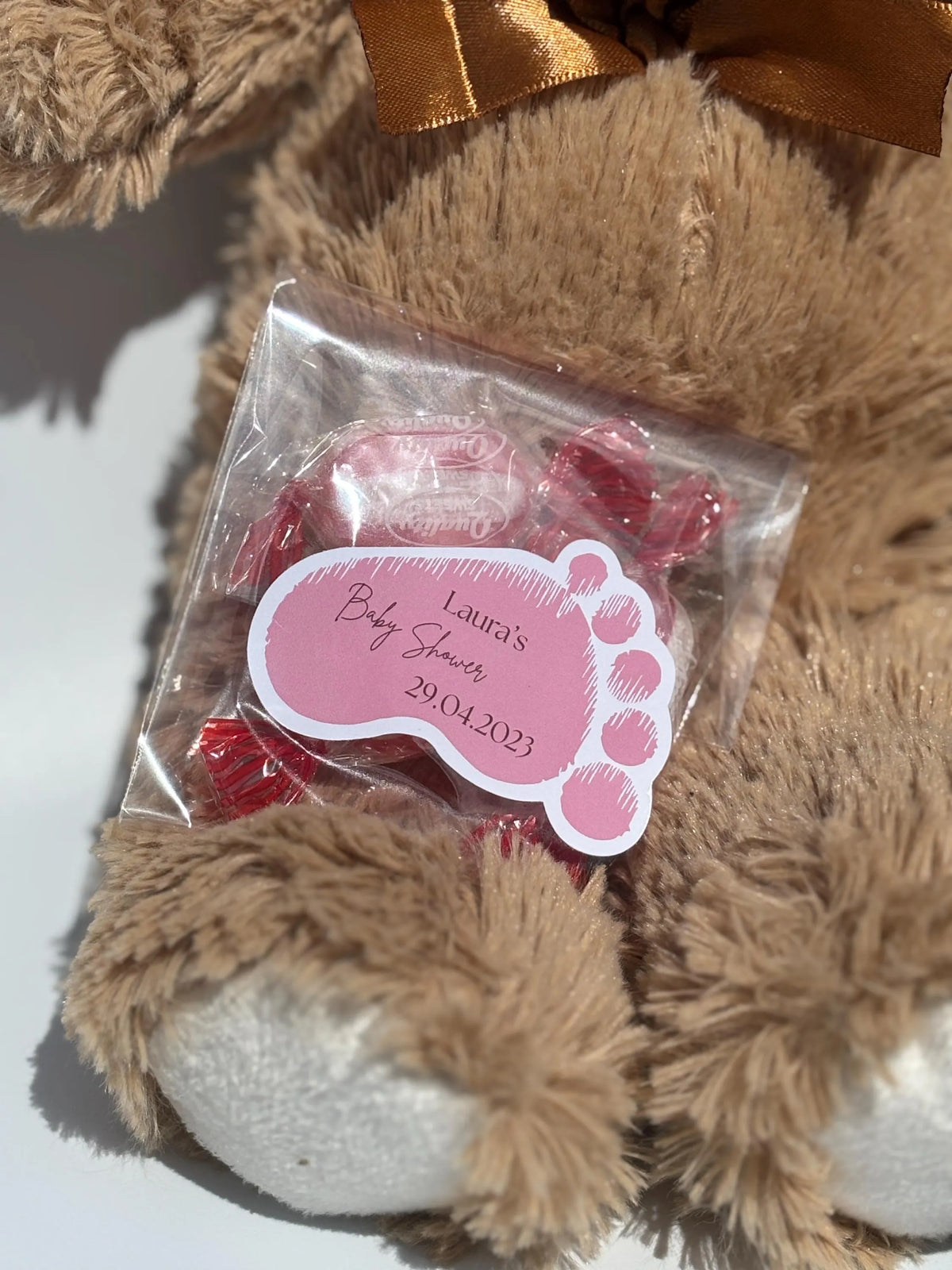 Personalised Baby Footprints Stickers