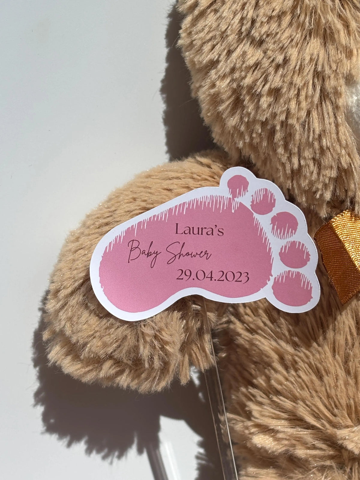 Personalised Baby Footprints Stickers