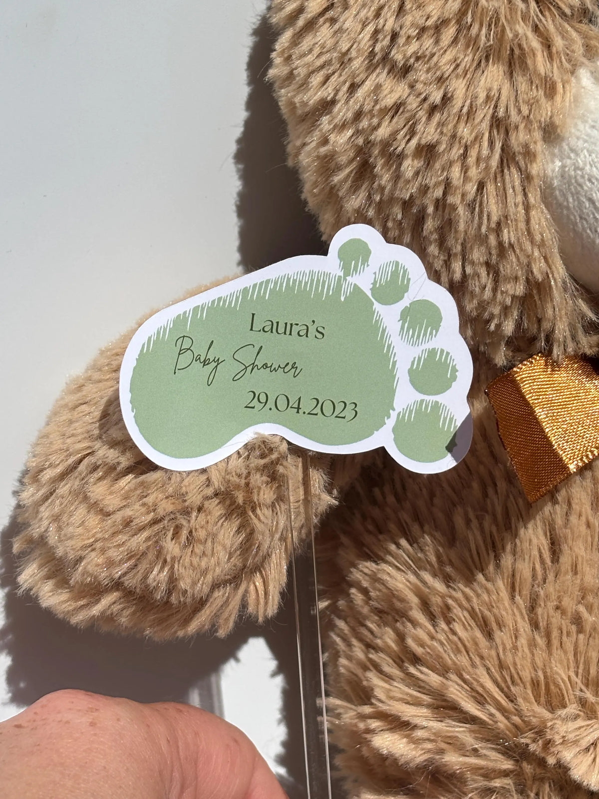 Personalised Baby Footprints Stickers