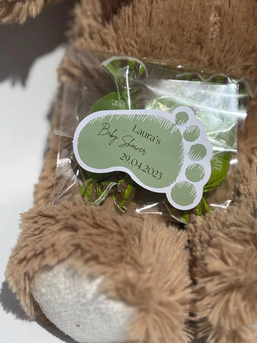 Personalised Baby Footprints Stickers