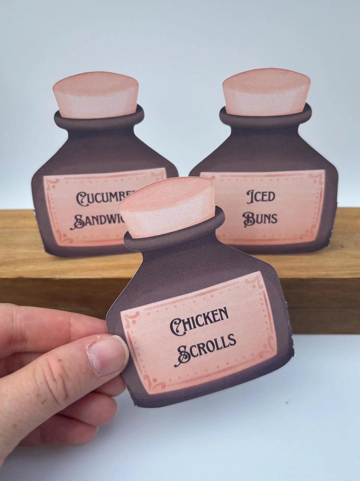 Ink Bottle Buffet Labels